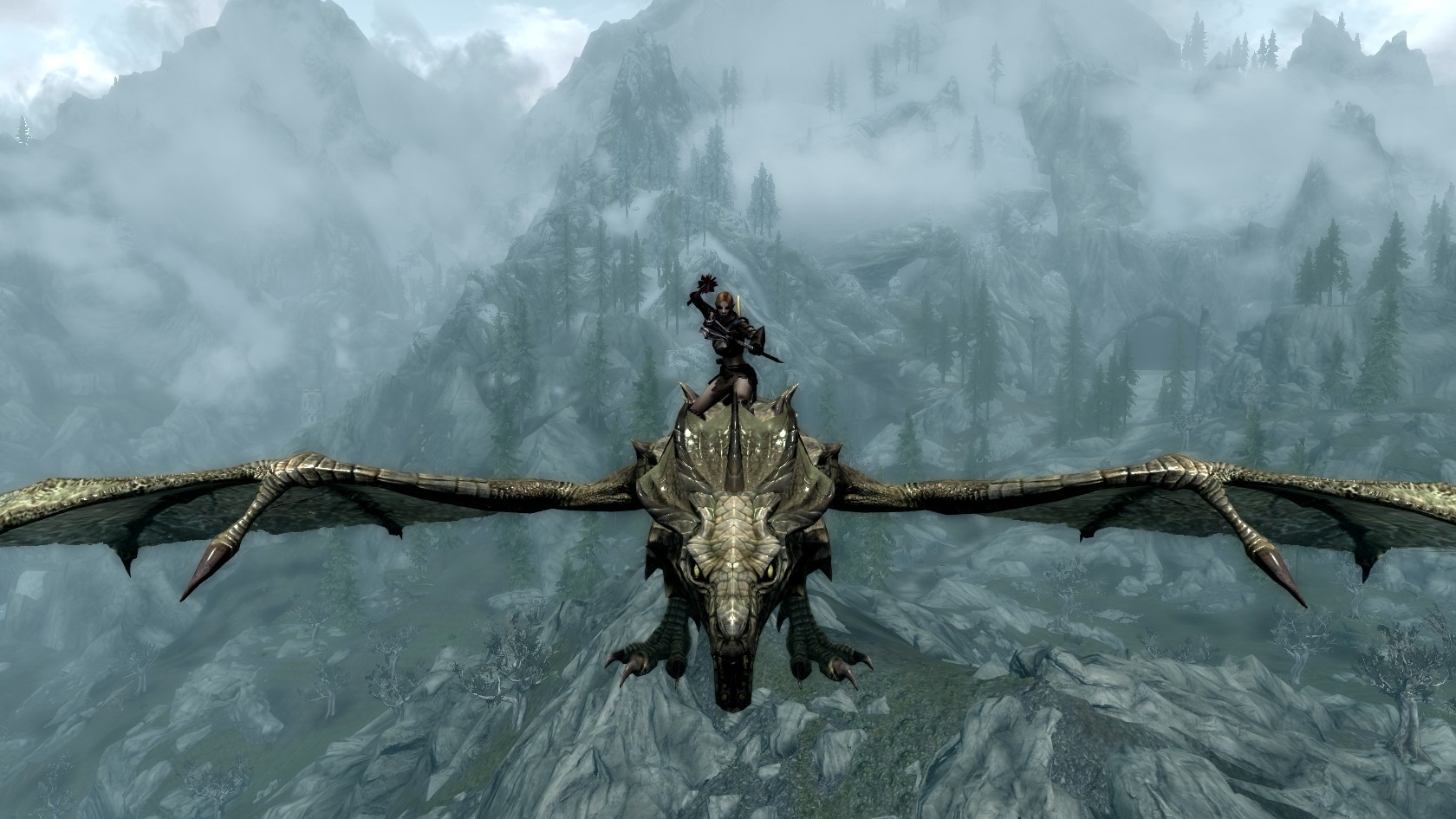 Riding nocturnes dragon dick with fan image