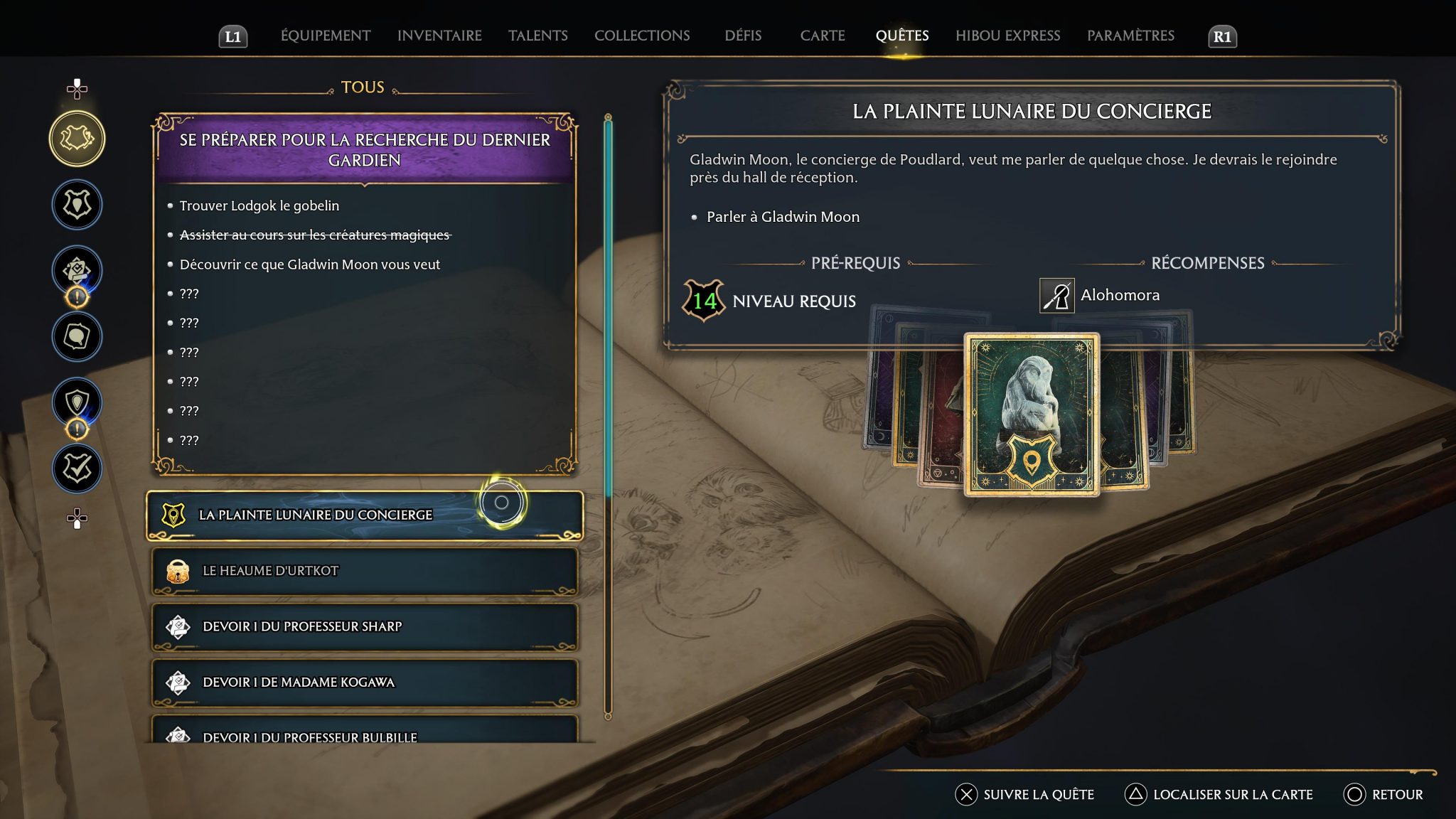 Comment déverrouiller les serrures Guide Hogwarts Legacy