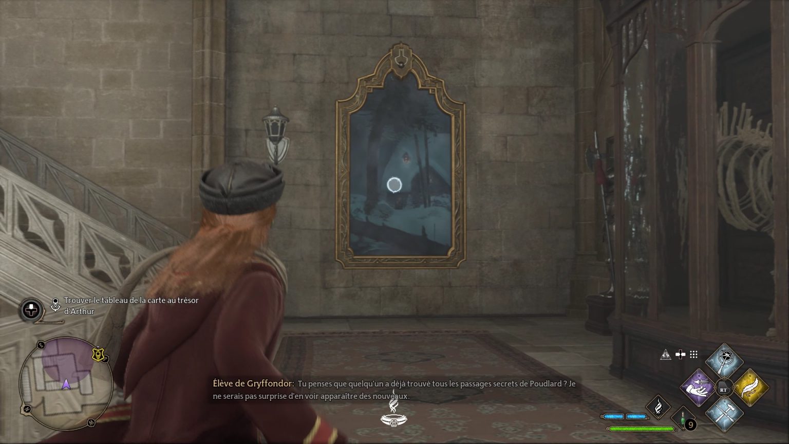 Une cachette dans le château Soluce Hogwarts Legacy