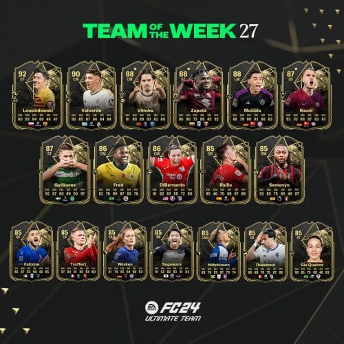 Ea Sports Fc D Voile La Team Of The Week N