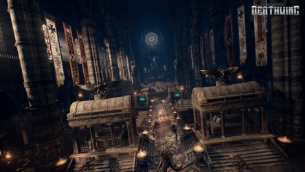 Image d'illustration pour l'article : Space Hulk : Deathwing montre ses immenses environnements en images