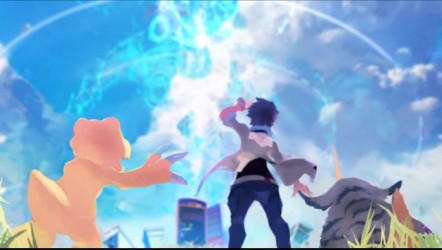 Image d'illustration pour l'article : Digimon World: Next Order, quatre images de trois Digimon