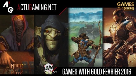 Image d'illustration pour l'article : Games with Gold : Les nouveaux jeux de février désormais disponibles