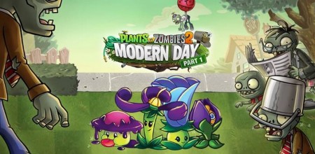 Image d'illustration pour l'article : Plants VS Zombies 2 : La mise à jour des Temps Modernes en vidéo