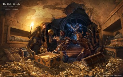 Image d'illustration pour l'article : The Elder Scrolls Online : Le DLC Thieves Guild pour le mois de mars