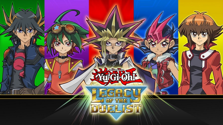 Yu-Gi-Oh ! Legacy of the Duelist illustration avec yugi et les personnages
