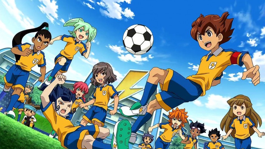 Inazuma Eleven Go Chrono Stones : Brasier football ballon joueurs