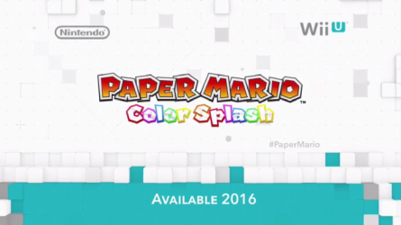 Image d'illustration pour l'article : Paper Mario : Color Splash est annoncé pour cette année