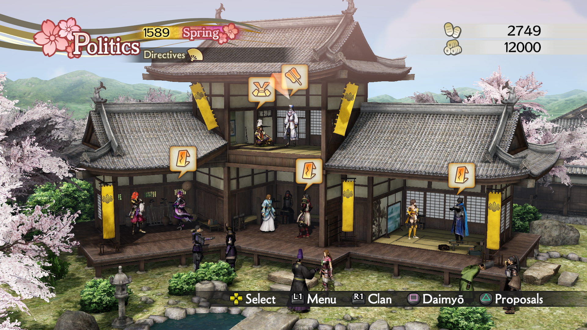 Samurai Warriors 4 Empires test screen 2