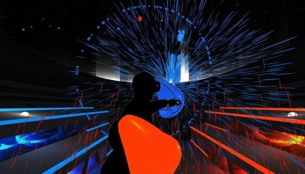 Image d'illustration pour l'article : Première vidéo de Audioshield sur VR, successeur spirituel de Audiosurf