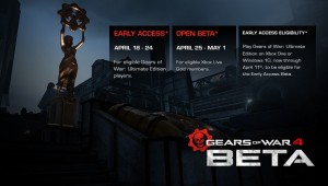 Gears of wars 4 beta early access 2