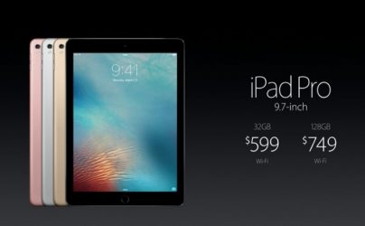 Image d'illustration pour l'article : Apple Keynote 2016 : Un nouvel iPad Pro 9,7