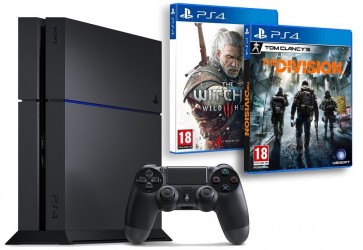 Image d'illustration pour l'article : BONPLAN : Pack PS4 1 To avec The Division et The Witcher 3 avec 130€ de remise (MAJà)