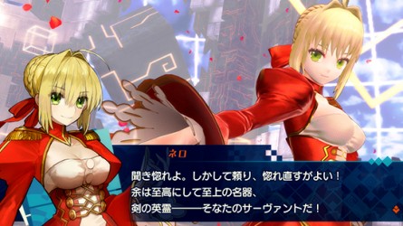 Image d'illustration pour l'article : Fate/Extella : Avatar du joueur et changement de forme présentés en images