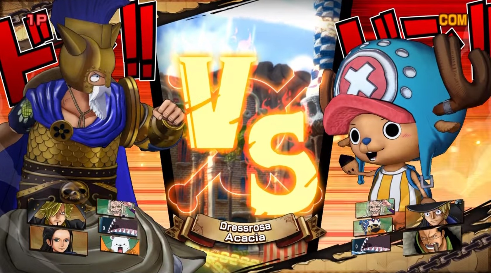 One Piece Burning Blood Du gameplay pour un Golden Luffy en forme