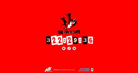 Image d'illustration pour l'article : Persona 5 : Le site officiel lance un mystérieux compte à rebours !