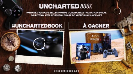 Image d'illustration pour l'article : Uncharted 4 : Un concours Uncharted Book pour gagner le jeu et d'autres lots