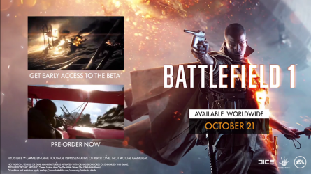 Image d'illustration pour l'article : Battlefield 1 est confirmé, trailer et informations
