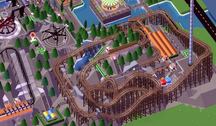 Parkitect parc d'attractions grand 8