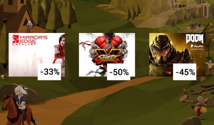 Image d'illustration pour l'article : Weekly Sales : Mirror's Edge en préco, DOOM et Street Fighter V à moitié prix