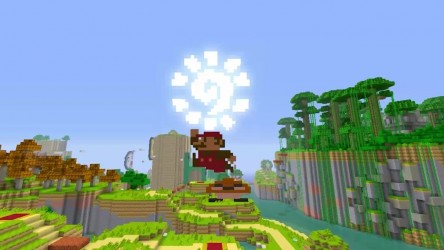 Image d'illustration pour l'article : Minecraft Wii U accueillera bientôt un pack Super Mario
