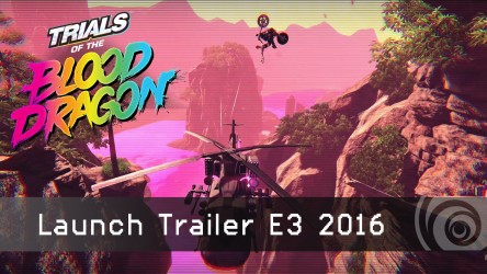 Image d'illustration pour l'article : E3 2016 : Trials of the Blood Dragon nous offre un trailer déjanté !