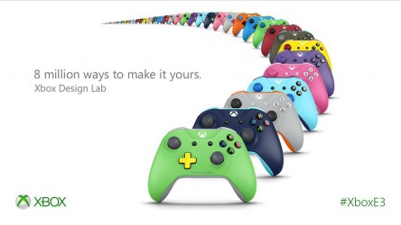 Image d'illustration pour l'article : E3 2016 : Le Xbox Design Lab pour des manettes en couleurs