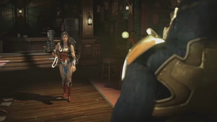 Image d'illustration pour l'article : Injustice 2 confirme les personnages Wonder Woman et Blue Beetle en vidéo