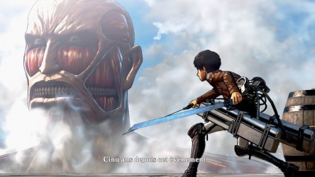 Image d'illustration pour l'article : AOT : Wings of Freedom jouable à Japan Expo, nouveau trailer de gameplay