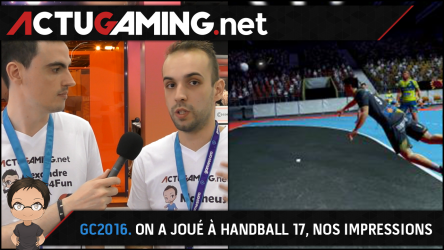 Image d'illustration pour l'article : Gamescom 2016 : On a joué à Handball 17, nos impressions