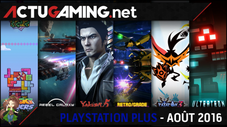 Image d'illustration pour l'article : Présentation des jeux PlayStation Plus (PS+) Août 2016