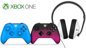 Image d'illustration pour l'article : Deux nouveaux coloris pour les manettes Xbox One et un nouveau casque