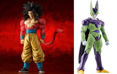 Image d'illustration pour l'article : Dragon Ball : Des figurines San Goku Super Saiyan 4 et Cell !