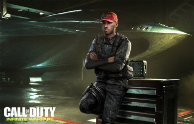 Image d'illustration pour l'article : Lewis Hamilton présent dans Call of Duty Infinite Warfare