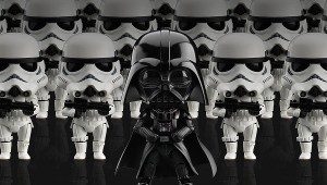 Star wars nendoroid dark vador storm trooper 6 6