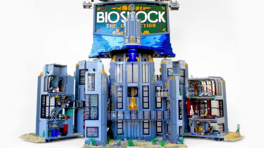 Image d\'illustration pour l\'article : Bioshock : La cité de Rapture reproduite en 35 000 blocs de LEGO !
