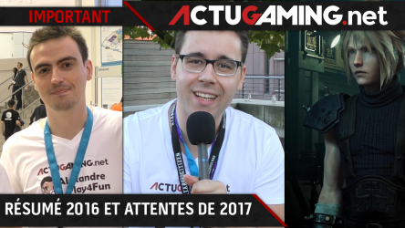 Image d'illustration pour l'article : ActuGaming : Retour sur l'année 2016 et plans à venir en 2017