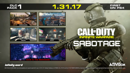 Image d'illustration pour l'article : Call of Duty Infinite Warfare : Sabotage daté et détaillé sur PS4
