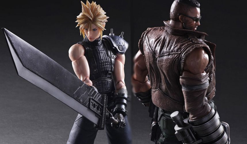 Final Fantasy VII Remake : Les figurines Play Arts de Cloud et Barret détaillées en images !
