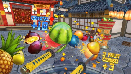 Image d'illustration pour l'article : Fruit Ninja VR disponible sur le PlayStation VR, du gameplay en vidéo