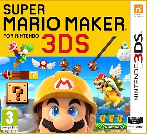 Super Mario Maker for 3DS jaquette
