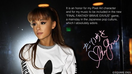 Image d'illustration pour l'article : Final Fantasy Brave Exvius : Revisite de Touch It et Ariana Grande in game