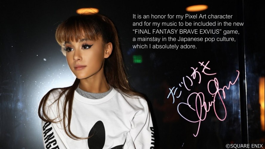 Image d\'illustration pour l\'article : Final Fantasy Brave Exvius : Revisite de Touch It et Ariana Grande in game