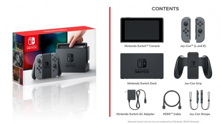 Image d'illustration pour l'article : Nintendo Switch : Contenu du bundle de base