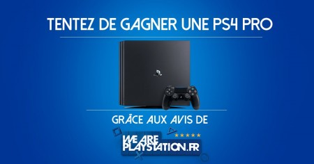 Image d'illustration pour l'article : Une PlayStation 4 Pro à remporter avec le compte de PlayStationFR !