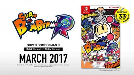 Image d'illustration pour l'article : Super Bomberman R annoncé sur Switch pour mars