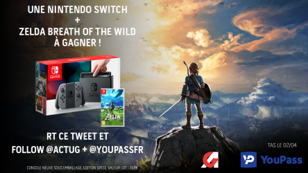 Image d'illustration pour l'article : Concours Nintendo Switch : Une console avec Zelda à gagner !