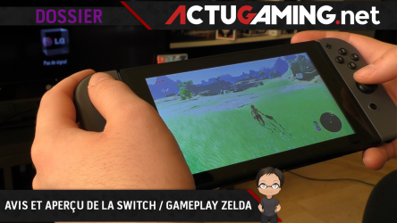 Image d'illustration pour l'article : Switch : Notre aperçu en vidéo avec installation et du gameplay de Zelda Breath of the Wild