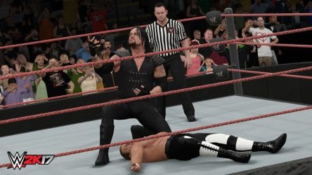 Image d'illustration pour l'article : WWE 2K17 est désormais disponible sur PC via Steam