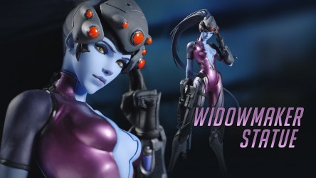 Image d'illustration pour l'article : Overwatch : Blizzard annonce une somptueuse figurine de Fatale (Widowmaker)